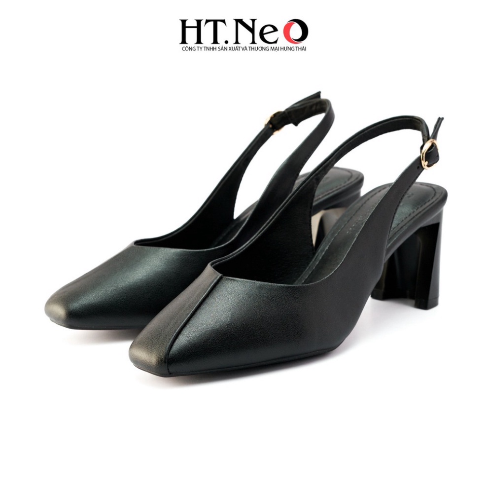 Sandal nữ - Giày công sở HT.NEO Thiết kế hiện đại, cá tính, mũi vuông quai sau tinh tế SDN108