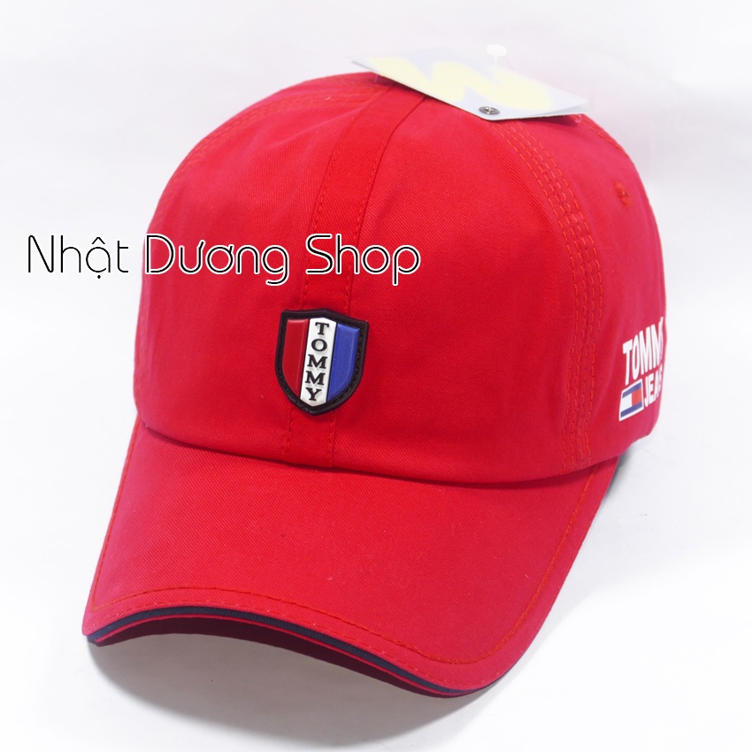 Mũ lưỡi trai ép mặt da TomMy cao cấp - Chất liệu vải Kaki bền chắc kết hợp với chữ ép tạo nên sự nổi bật cho người đội