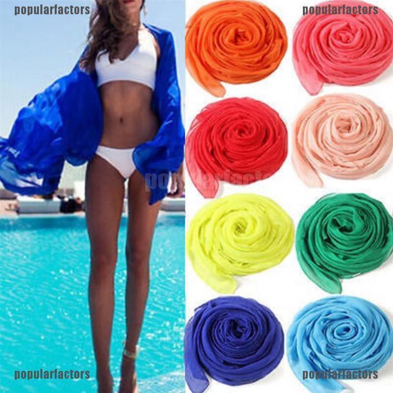 Khăn sarong choàng bikini đi biển nhiều màu sắc để lựa chọn  ྇