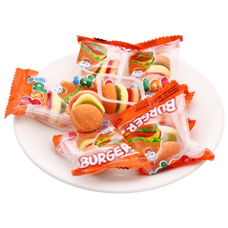 Combo Kẹo dẻo Hambuger YUPI đủ vị cực ngon