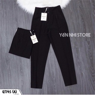 Quần baggy 2 cúc lệch