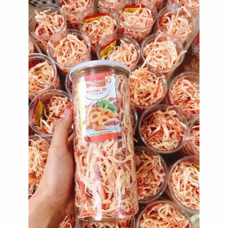 🐙 300GR MỰC XÉ SỢI HẤP NƯỚC DỪA 🐙