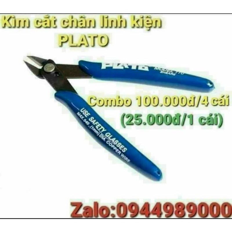 Kìm cắt chân linh kiện PLATO