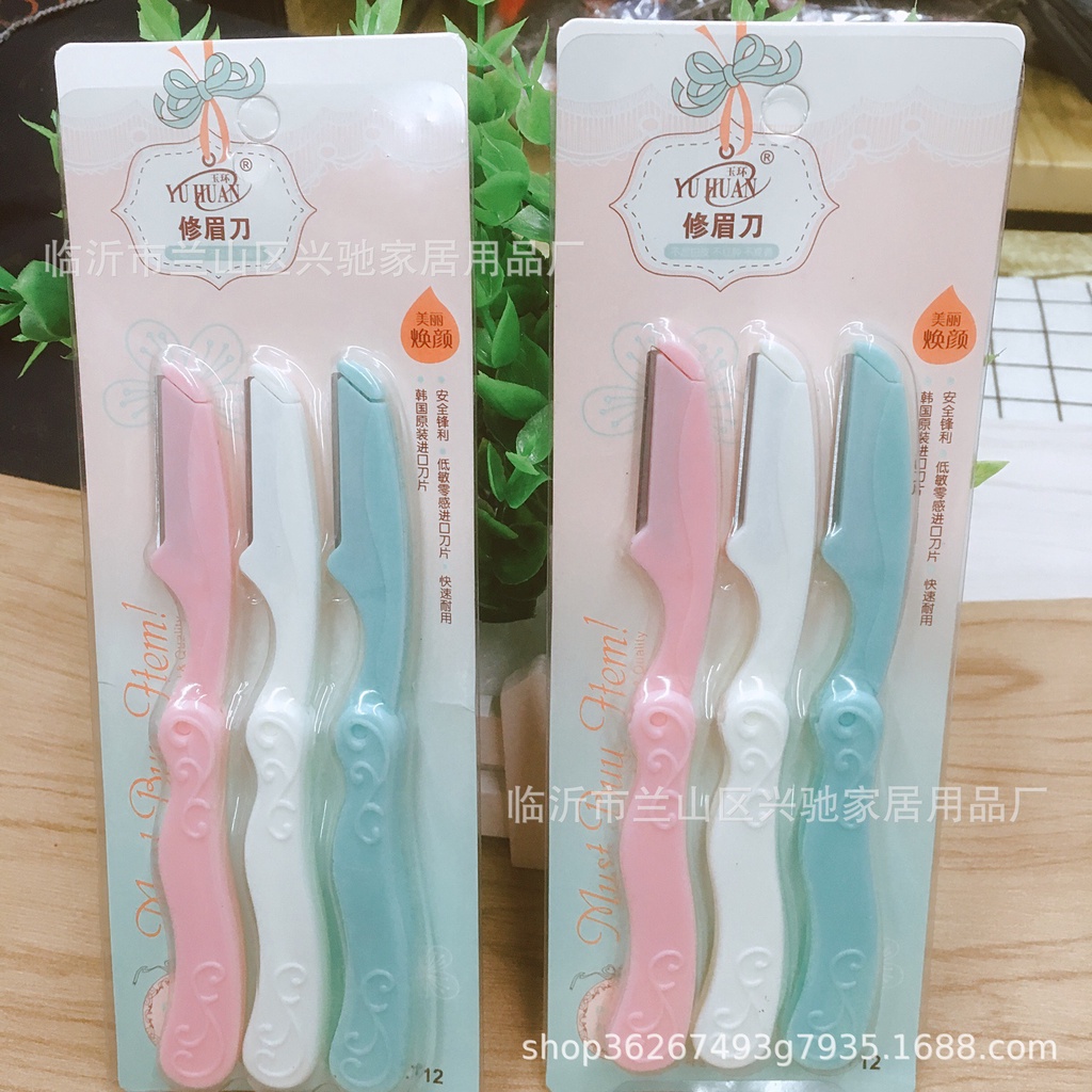 DAO CẠO LÔNG MÀY- SET 3 DAO CẠO TIỆN DỤNG