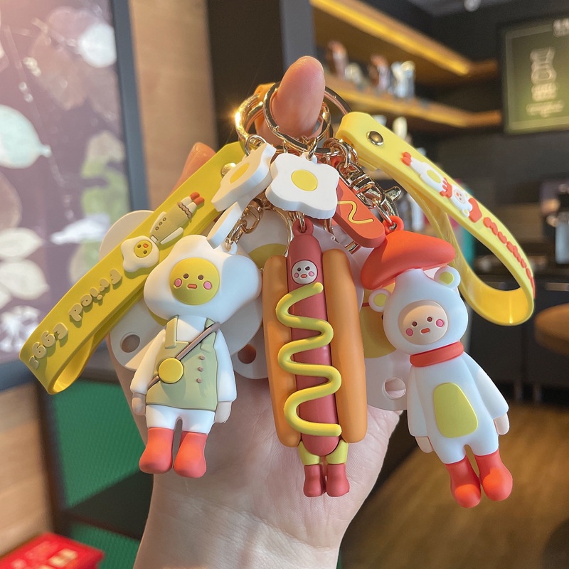 Móc Khóa Hình Đồ Ăn Xinh Xắn Đáng Yêu