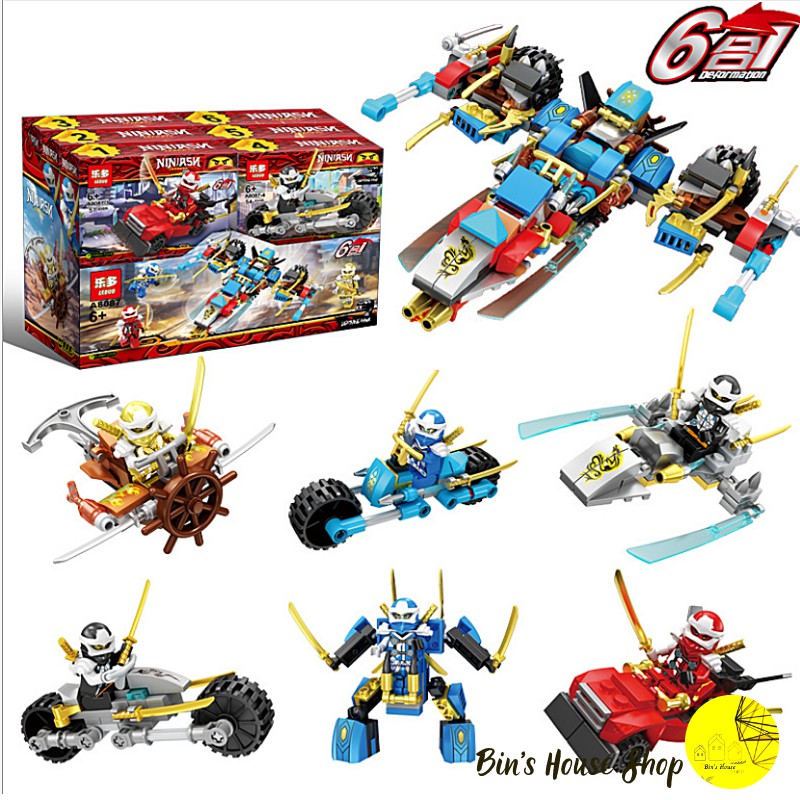 Đồ Chơi Trí Tuệ - Mô Hình Đồ Chơi Láp Ráp LEGO - NINJA GO & Chiến Xa