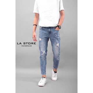 Quần Jeans form slim rách