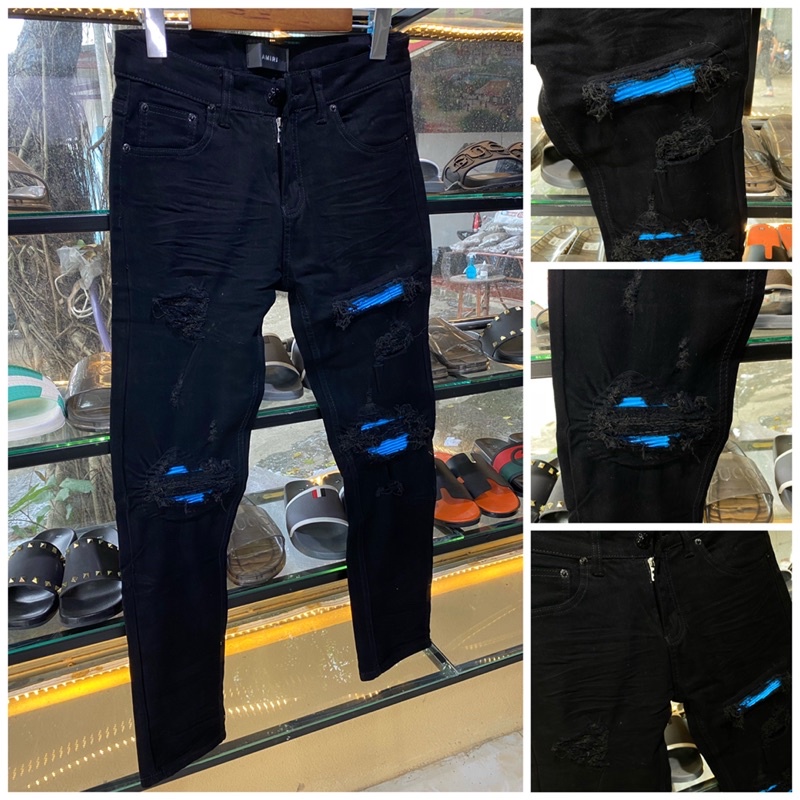 Quần amiri vá da supper ✅