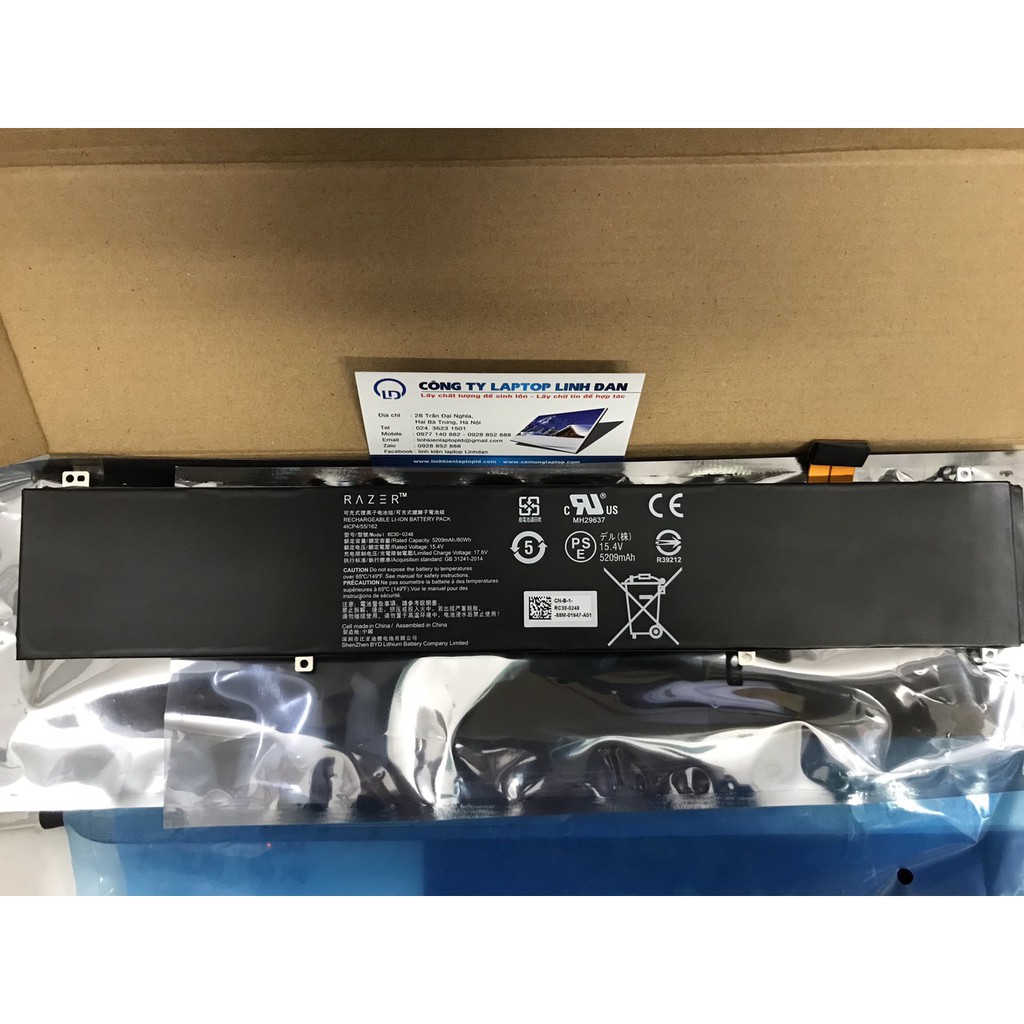 Pin Laptop Razer 80Wh Blade 15 RC30-0248 Battery