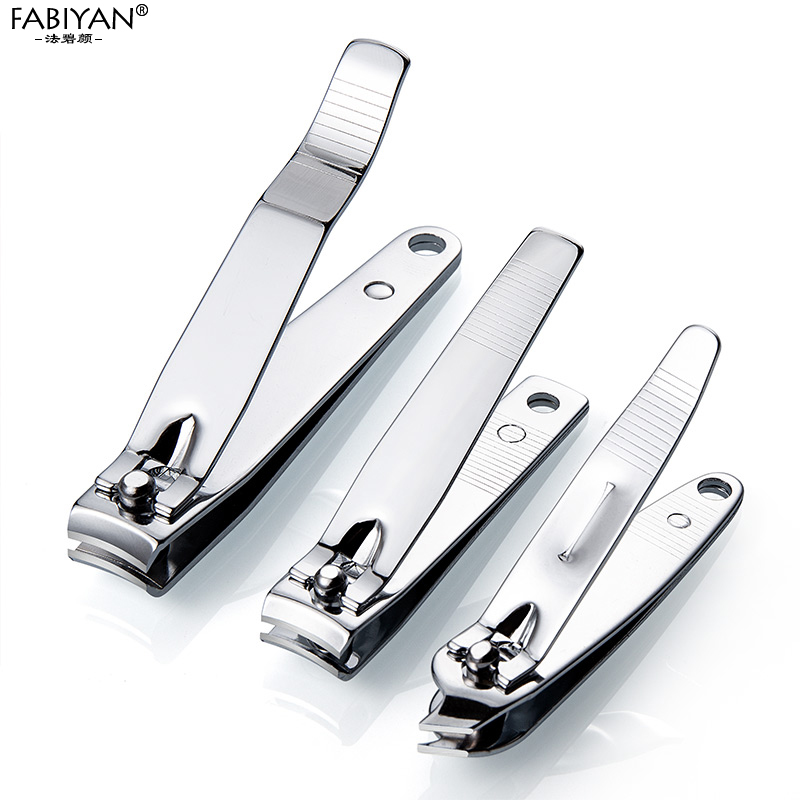 Bấm móng tay/bộ bấm móng tay / móng chân 1/3 cái FABIYAN bằng thép không gì