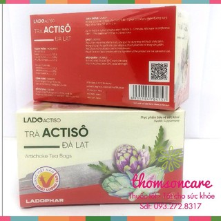 Trà Actiso Ladophar 20 túi lọc