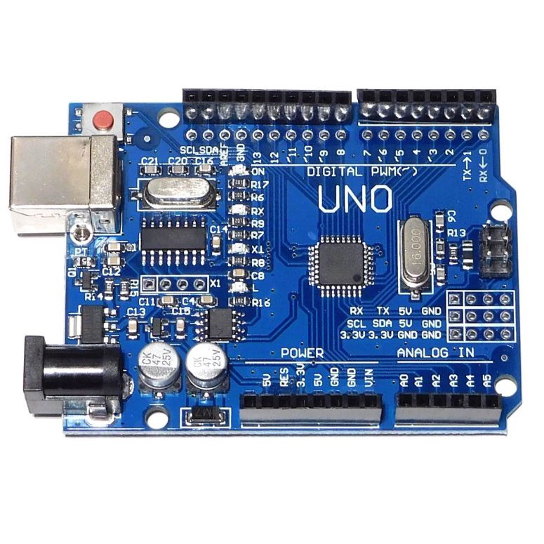 Kit Arduino Uno R3 Chíp CH340G Dán