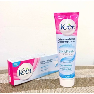 Kem Tẩy Lông Veet Silk & Fresh Sensitive 100ml