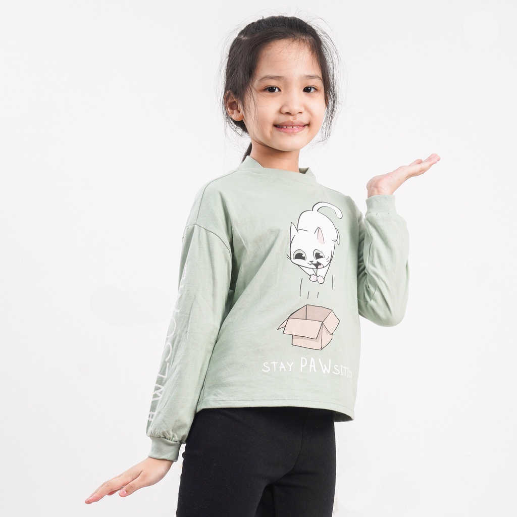 Áo thun dài tay bé gái [ Hàng vnxk ] chất vải đẹp 8-28kg