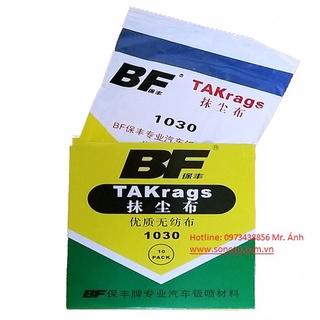 10 Cái Khăn lau Dẻ dính, khăn dính trước khi sơn, Khăn lau bụi trước khi sơn, làm sạch bề mặt sơn SONQUANGPHU8856