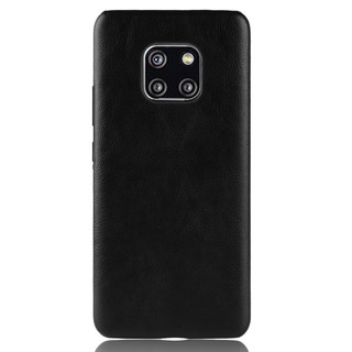 For huawei mate 20 pro case business pu leather hard pc plastic back cover