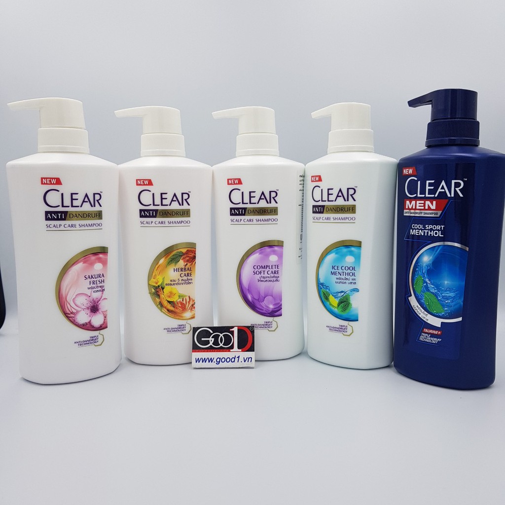 Dầu Gội Clear 450ml Thái Lan