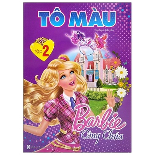 Sách - Tô màu barbie công chúa - Tập 2