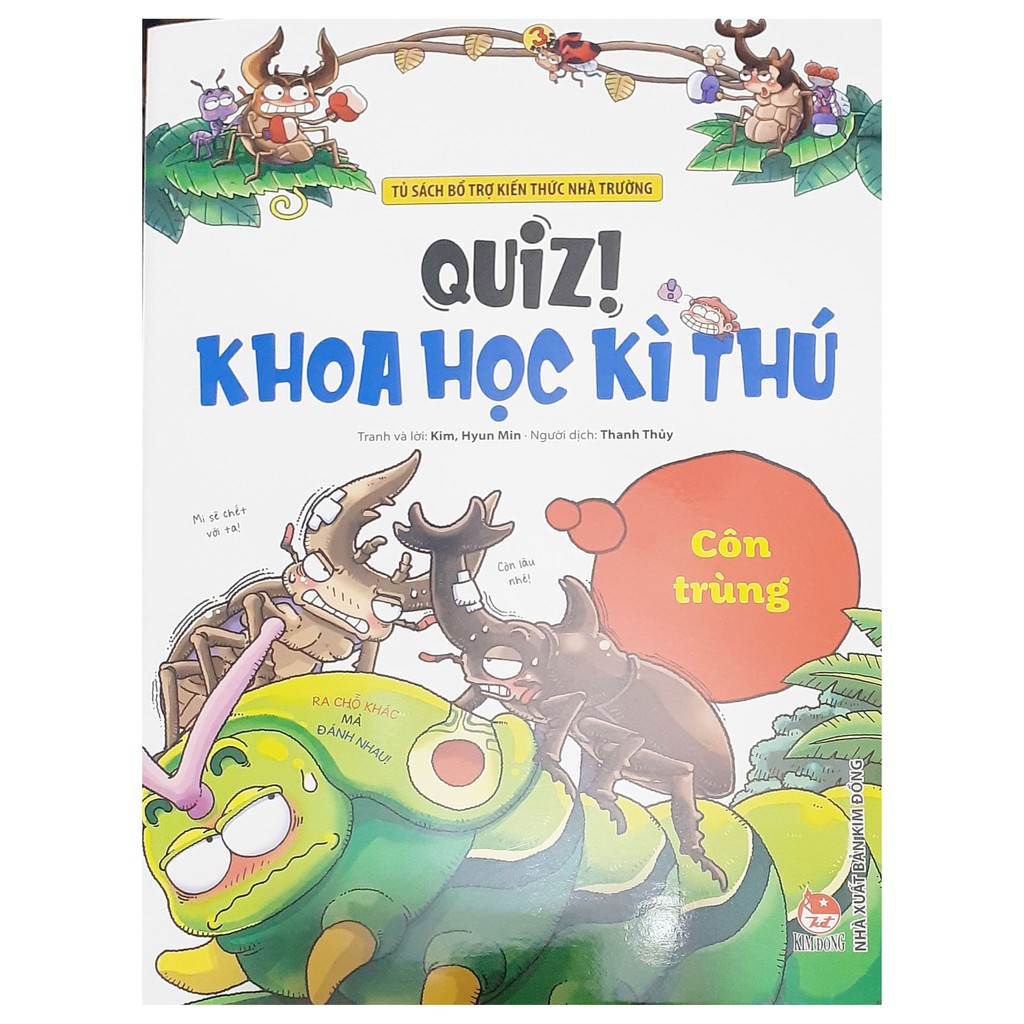 Sách - Quiz! Khoa học kì thú: Côn trùng ( khổ nhỏ tái bản 2020)