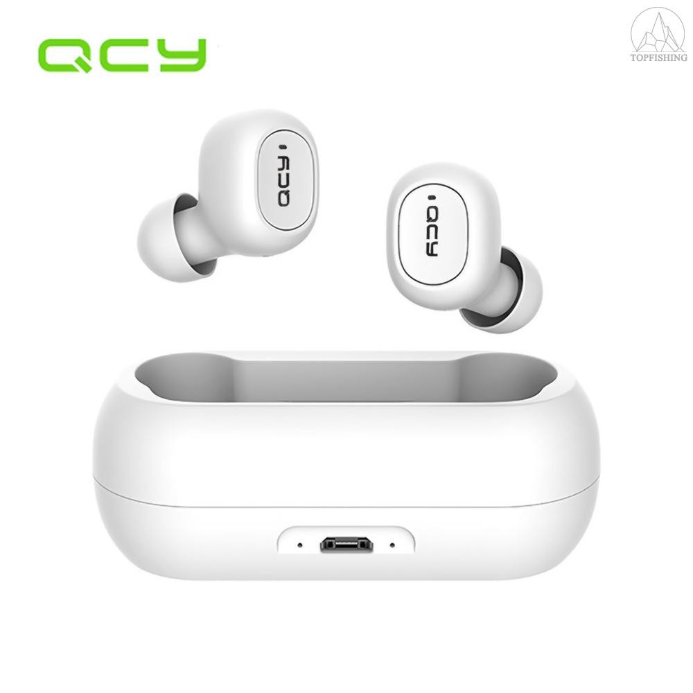 Tai nghe nhét tai không dây âm thanh 3D sống động kết nối Bluetooth 5.0 với 2 mic chất lượng cao Xiaomi QCY T1 T1C