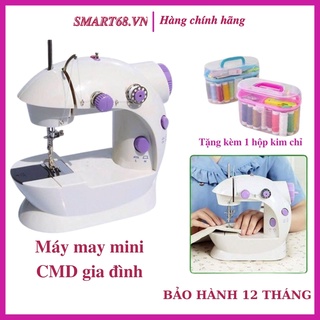 Máy khâu để bàn, Máy may mini gia đình siêu tiện lợi CMD tặng kèm hộp kim chỉ