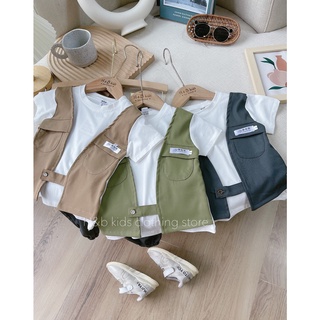 Bộ giả gile basic bé trai