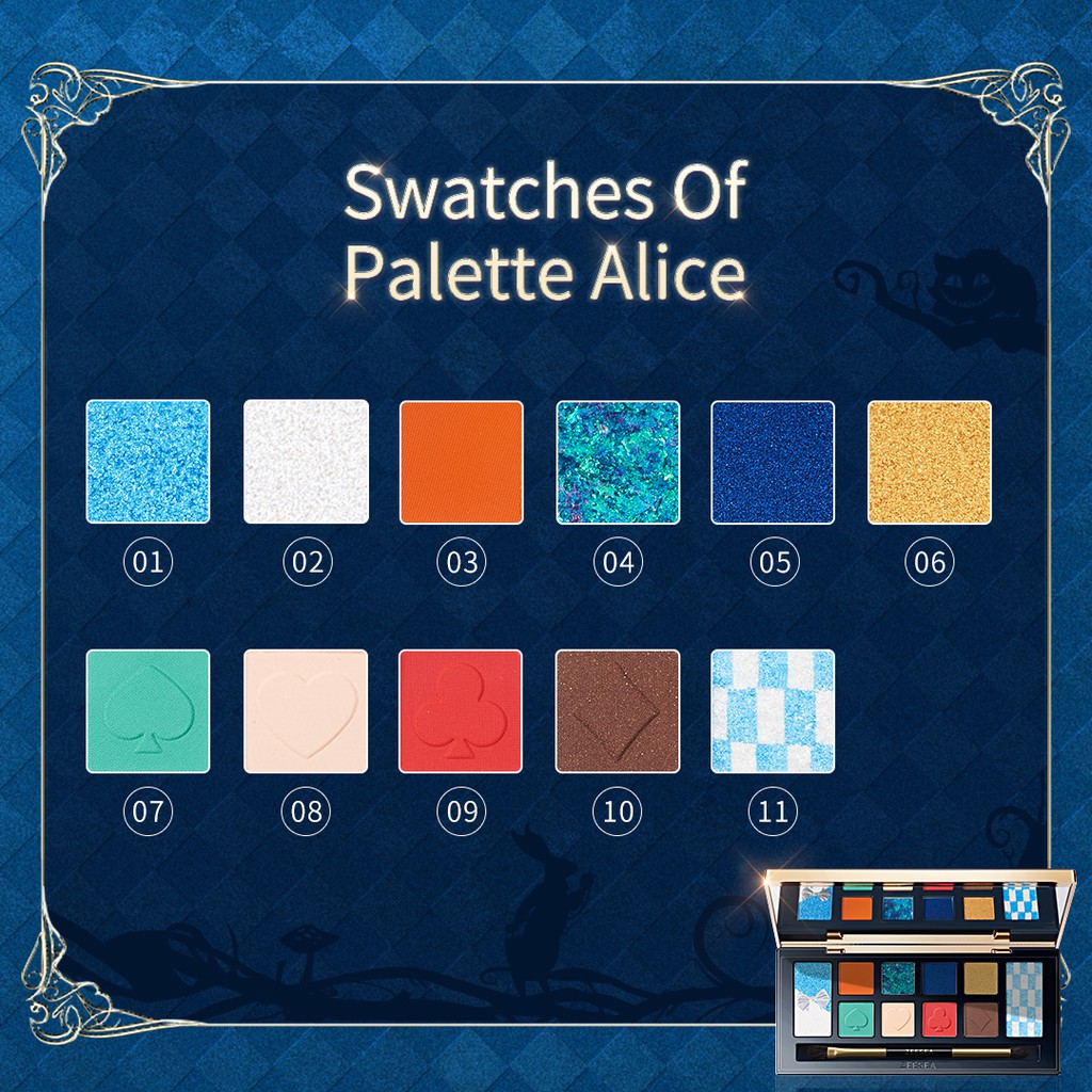 Bảng phấn mắt Zeesea phong cách Alice ở Xứ Sở Thần Tiên 20g | BigBuy360 - bigbuy360.vn