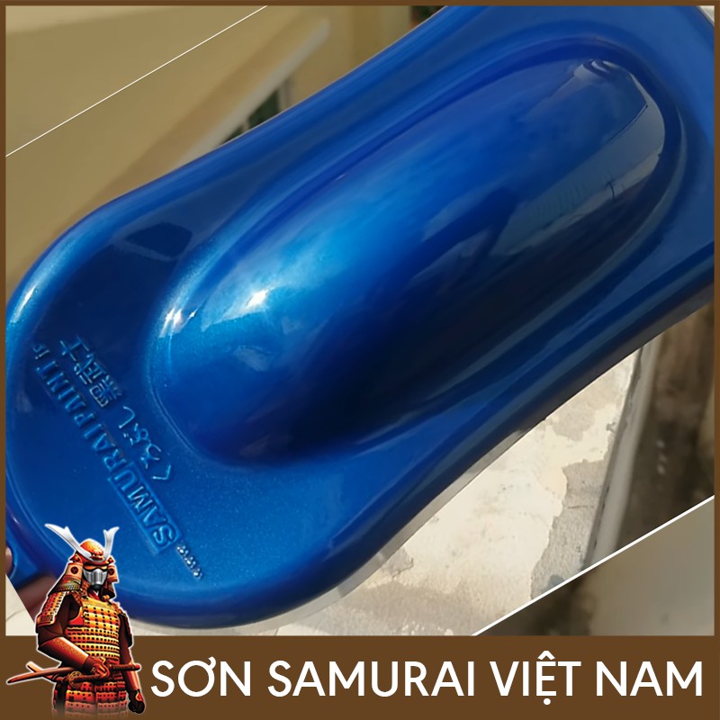 Màu Xanh Sáng Sơn Samurai - Combo Sơn Xịt Samurai Màu Xanh K939