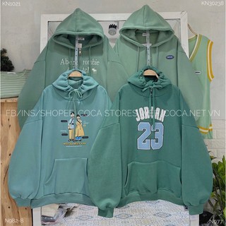 [N977]💚 Áo HOODIE nỉ bông mũ 2 lớp JORDAN 23 (Có sẵn/ảnh thật)