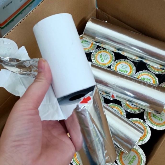 COMBO 20 cuộn giấy in hóa đơn, bill nhiệt khổ K80 K80x45 Akira