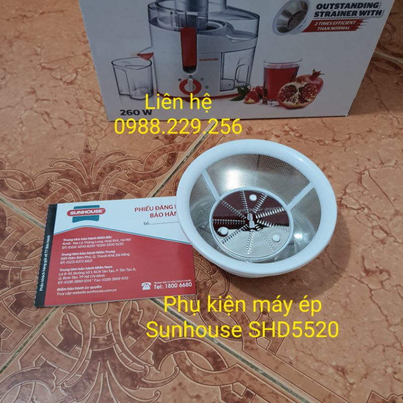 Phụ kiện máy ép sunhouse SHD5520