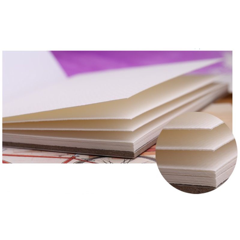 Bộ 12 Tờ Giấy Vẽ Tranh Màu Nước Khổ A5 / A6