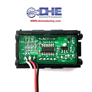 VOLT KẾ HIỂN THỊ 0 - 100VDC LOẠI 3 DÂY