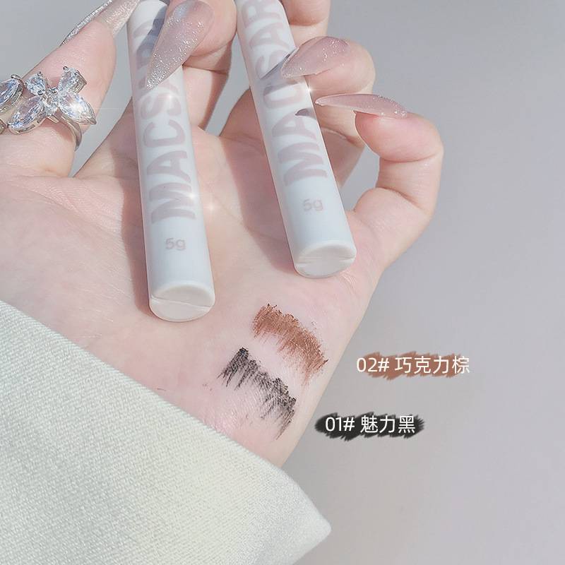 [Hàng mới về] Mascara siêu mịn chống thấm nước không nhòe màu đen/nâu thời trang | BigBuy360 - bigbuy360.vn