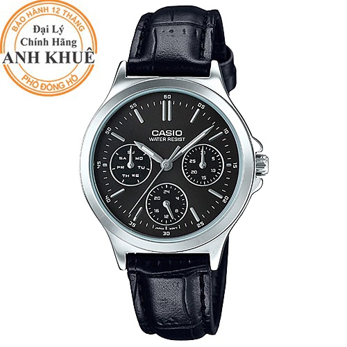 Đồng hồ nữ dây da Casio Anh Khuê LTP-V300L-1AUDF