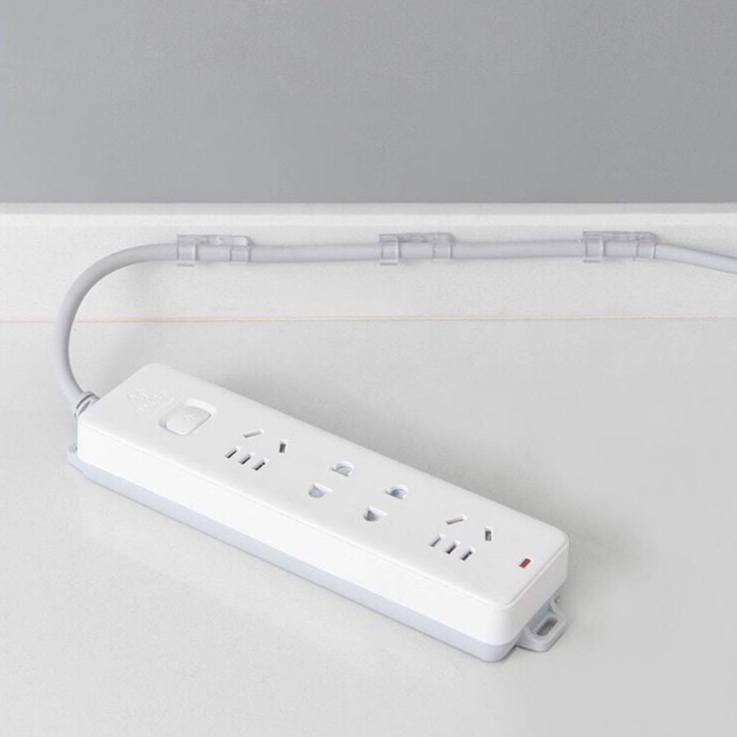 Bộ 16 Nẹp Đi Dây Điện, Kẹp Cố Định Giữ Dây Cáp Tiện Lợi