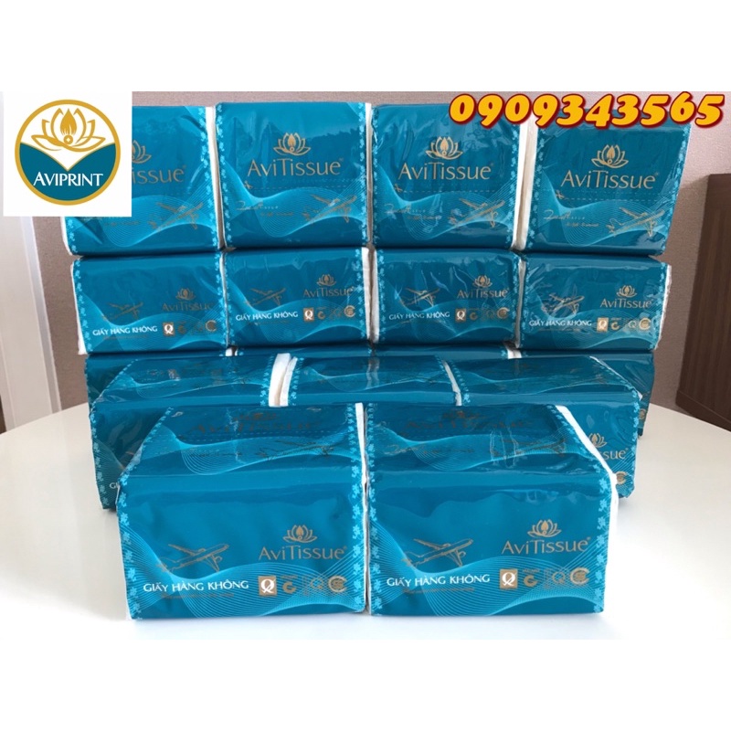 KHĂN GIẤY RÚT HÀNG KHÔNG AviTissue