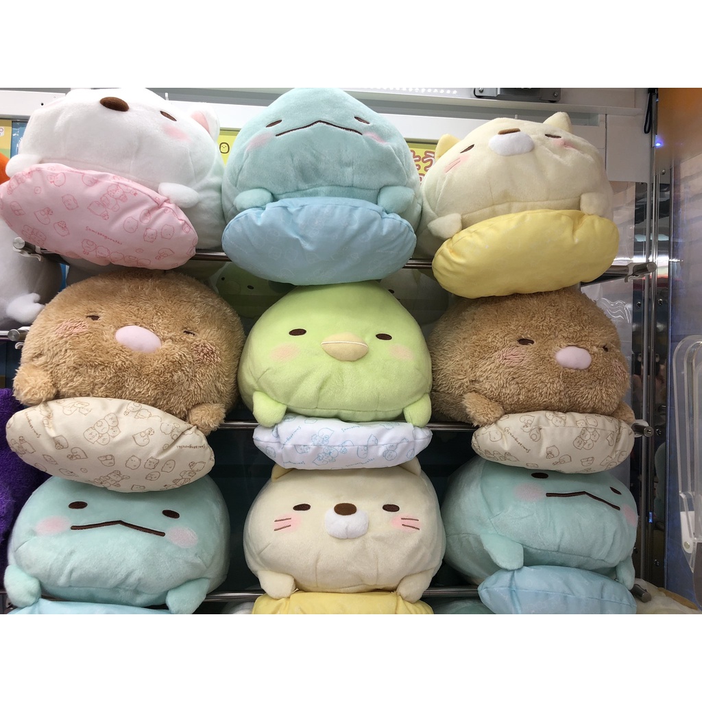 [SAN-X] Gấu bông Shirokuma Sumikko Gurashi buồn ngủ Utsubuse utoto nuigurumi BIG chính hãng Nhật Bản