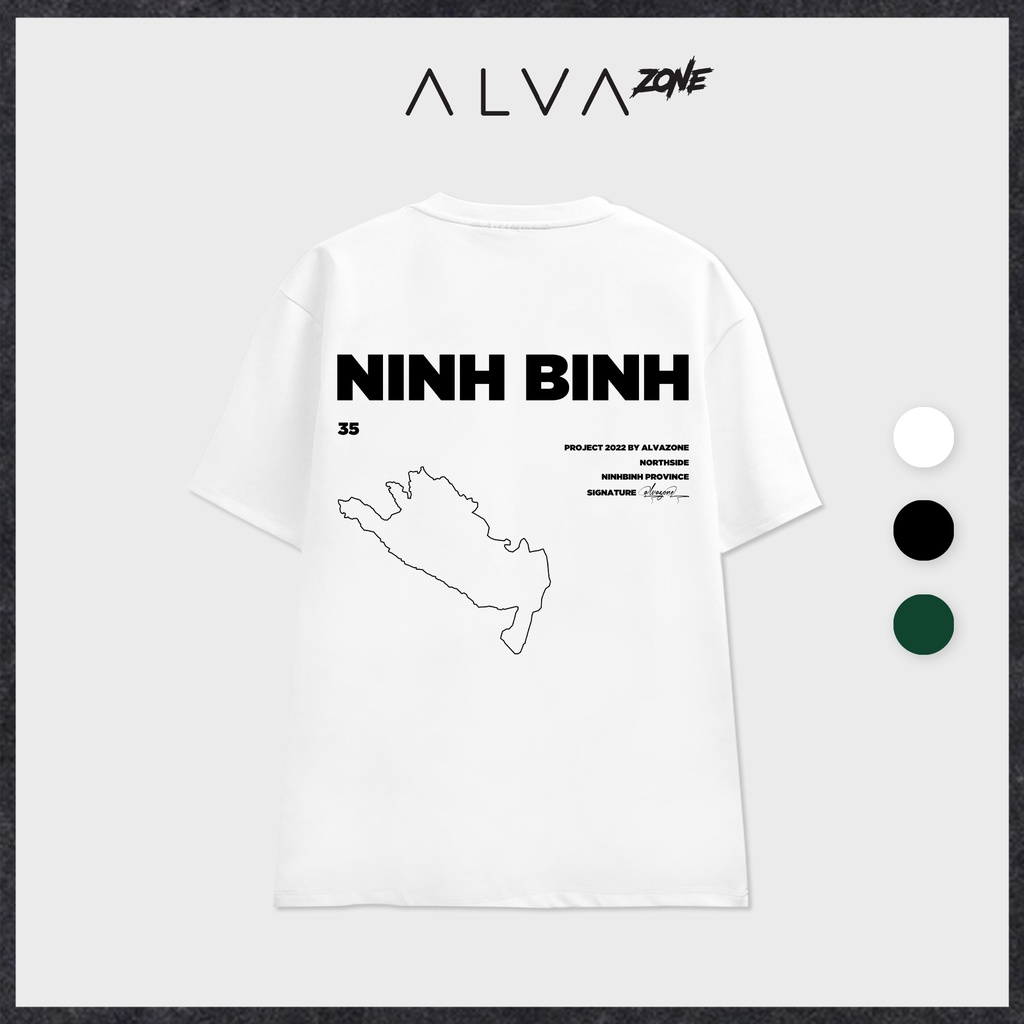 Áo Thun Ninh Bình LocalBrand Phông Cổ Tròn Tay Lỡ Unisex Nam Nữ Thế Hệ Genz