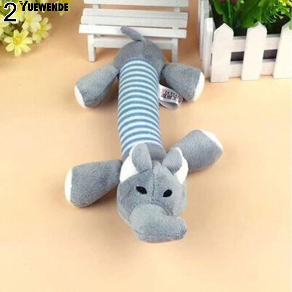 YueW Đồ chơi nhồi bông hình thú đáng yêu cho thú cưng