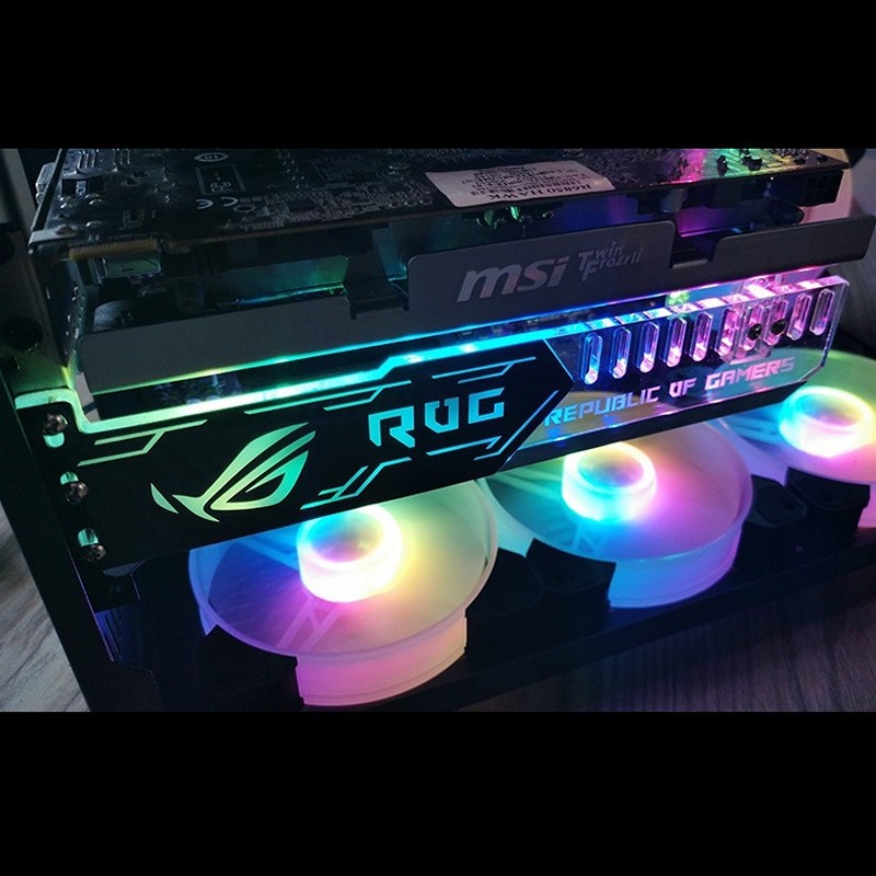 Thanh Led RGB ROG Republic of gamers đồng bộ Hub , Dùng độ trang trí cho VGA máy tính | BigBuy360 - bigbuy360.vn