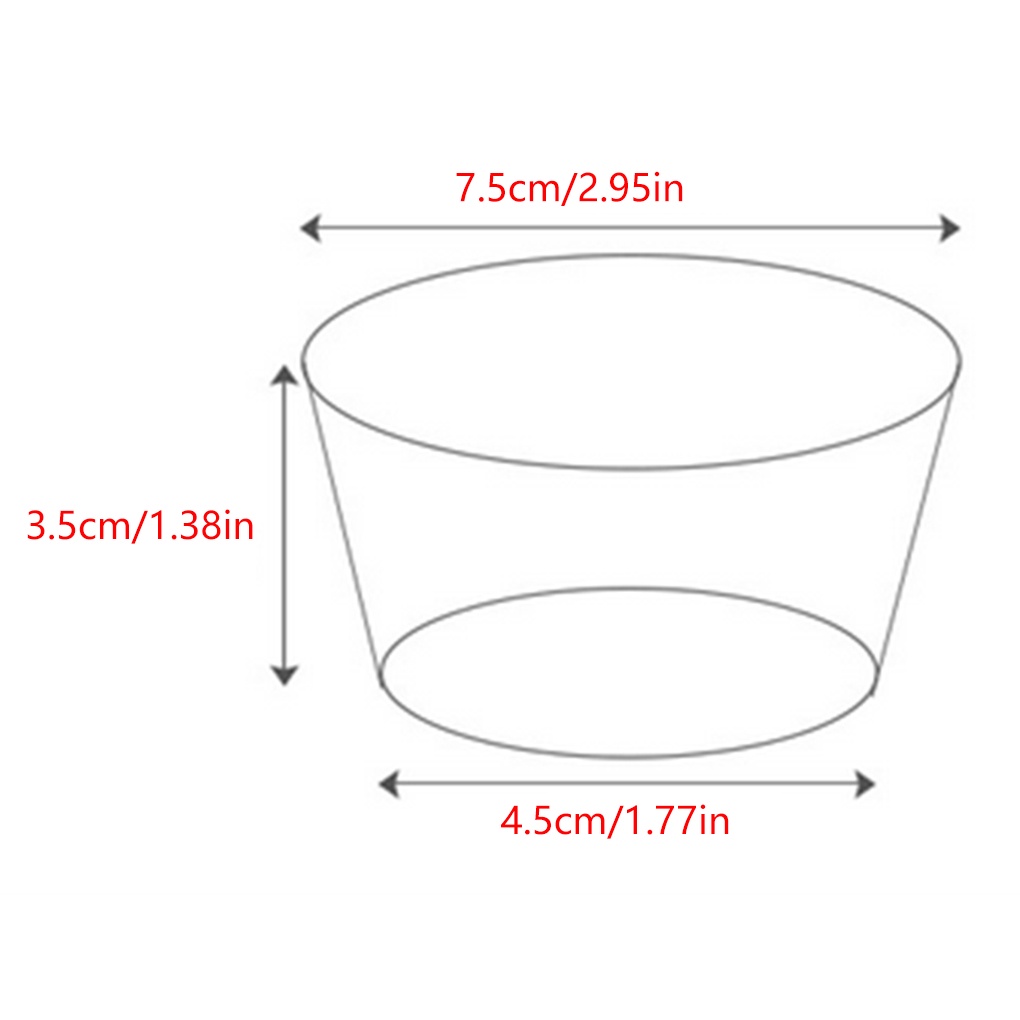 Set 100 Khuôn Giấy Làm Bánh Muffin Chống Dính Chống Dầu Màu Sắc Ngẫu Nhiên