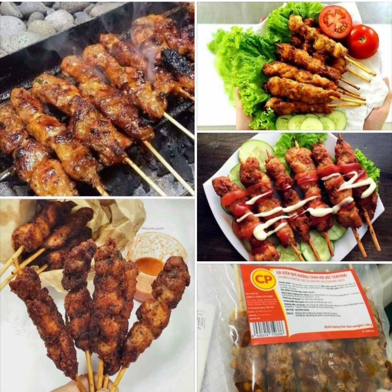 🐔🐔Gà Xiên Que Ướp Xốt Teriyaki CP.🍢🍢GIAO NGAY