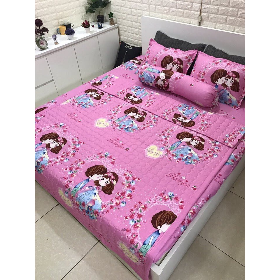 RẺ VÔ ĐỊCH SET CHĂN GA HÈ 5 MÓN