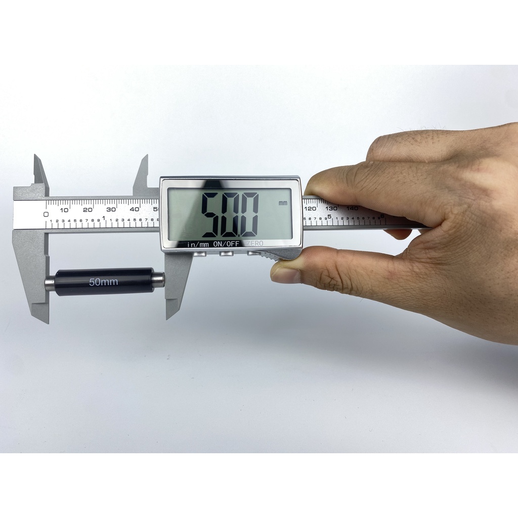 Thước đo chân mày điện tử 150mm màn hình LCD lớn dễ đọc độ bền cao