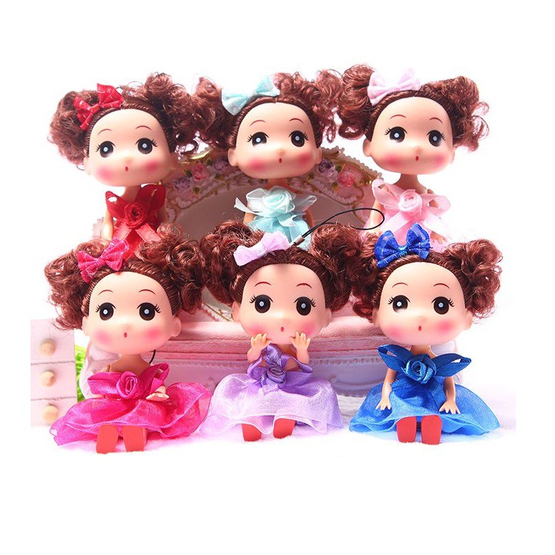 Búp bê chibi có móc khóa treo cặp xinh xắn 12cm loại móc xịn - Mẫu 8