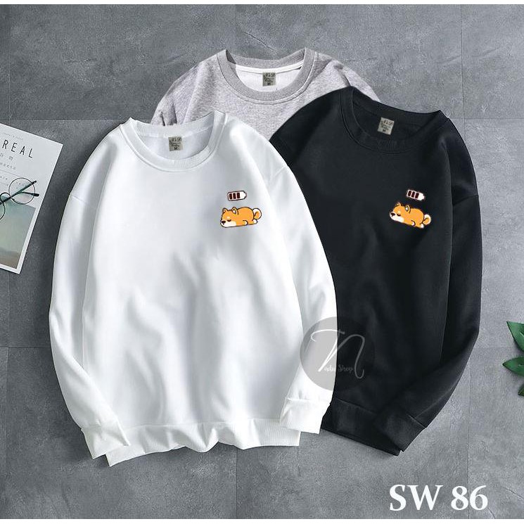 SALE- Áo đôi Sweater chó pin mẫu cực kute - Giá chỉ 1 áo