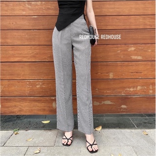 Quần suông kẻ nhỏ cạp 5p
