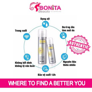 Kem Chống Nắng Dạng Xịt Recipe Crystal Sun Spray SPF 50+ PA+++