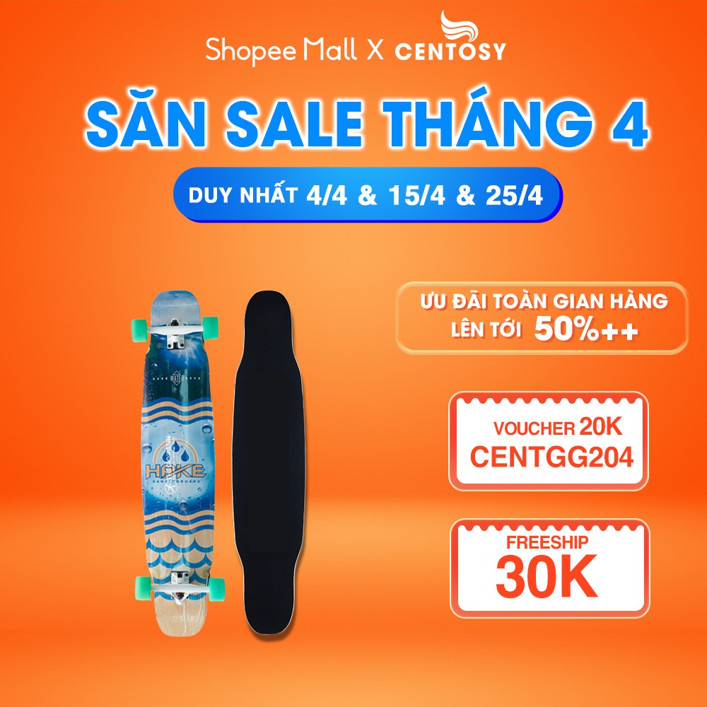 Ván Trượt Thể Thao Người Lớn Cao Cấp [Longboard HPKE] - In Hình Phong Cách, Mặt Nhám Chống Trơn - Centosy Miền Bắc